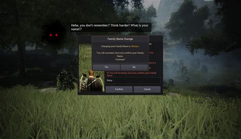 How to change family name in Black Desert Online